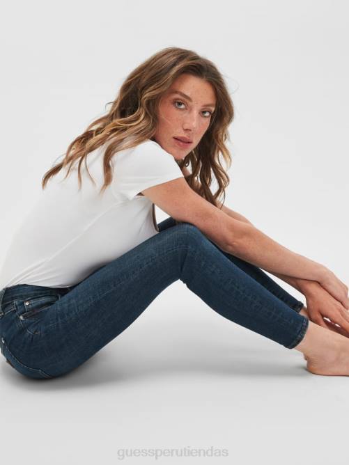 GUESS jeans ajustados ecológicos 1981 mujer 0P8X271 bahía maya vestir