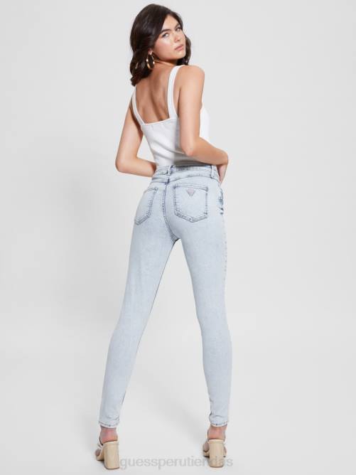 GUESS jeans ajustados ecológicos 1981 mujer 0P8X8 lago del corazon vestir