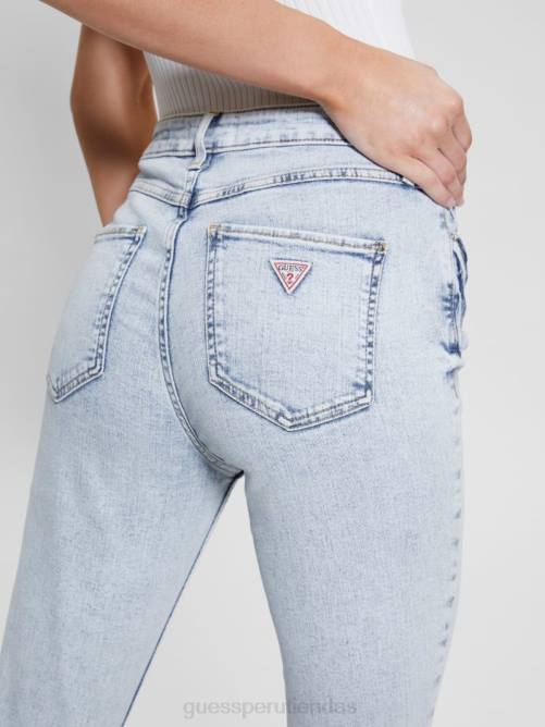 GUESS jeans ajustados ecológicos 1981 mujer 0P8X8 lago del corazon vestir