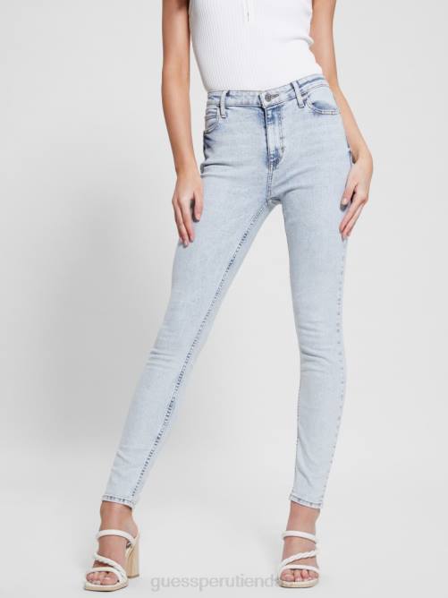 GUESS jeans ajustados ecológicos 1981 mujer 0P8X8 lago del corazon vestir