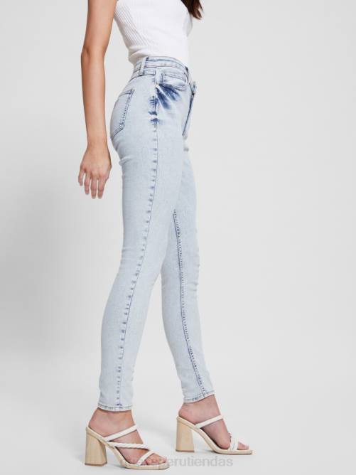 GUESS jeans ajustados ecológicos 1981 mujer 0P8X8 lago del corazon vestir
