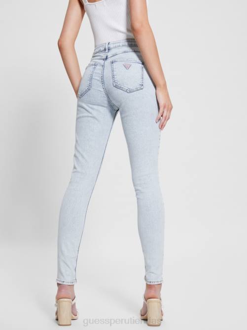 GUESS jeans ajustados ecológicos 1981 mujer 0P8X8 lago del corazon vestir