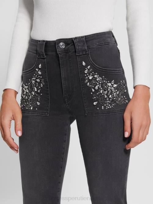 GUESS jeans bootcut de bebé Rayna con adornos mujer 0P8X159 salida nocturna vestir
