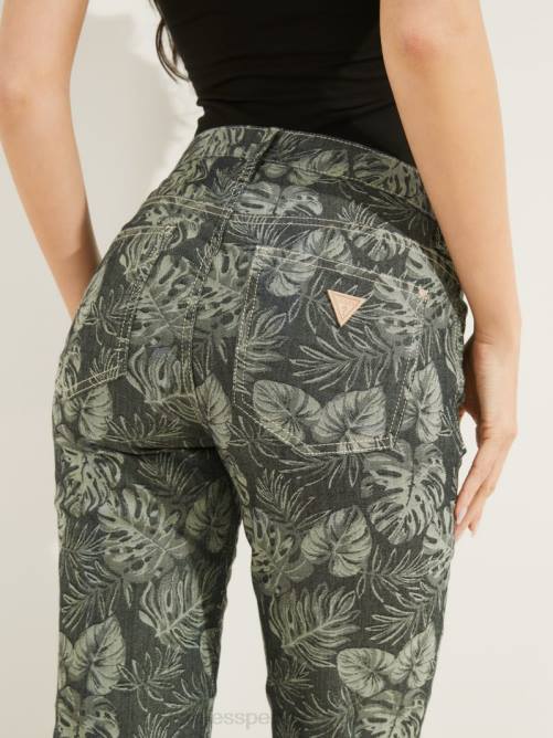 GUESS jeans bootcut sexy estampados mujer 0P8X155 grecal vestir