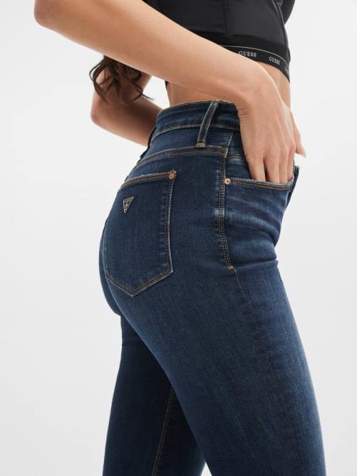 GUESS jeans bota eco sexy mujer 0P8X97 carrie oscuro vestir
