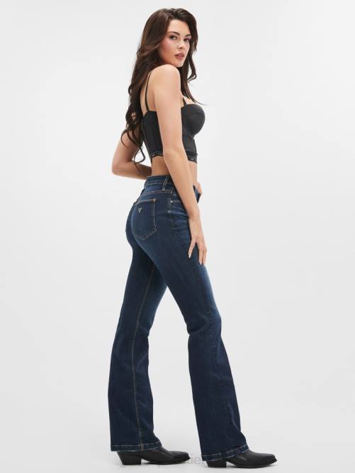 GUESS jeans bota eco sexy mujer 0P8X97 carrie oscuro vestir