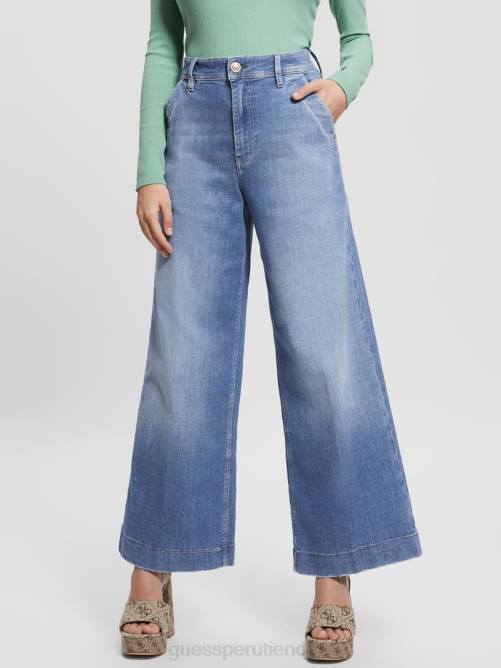 GUESS jeans capri anchos eco dakota mujer 0P8X4 genial vestir