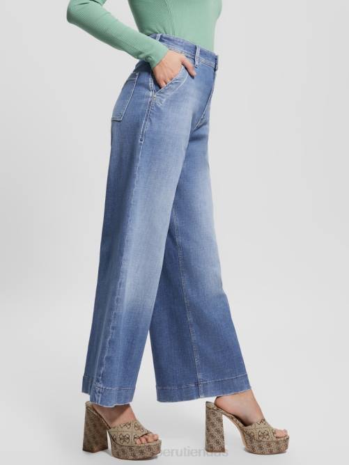 GUESS jeans capri anchos eco dakota mujer 0P8X4 genial vestir