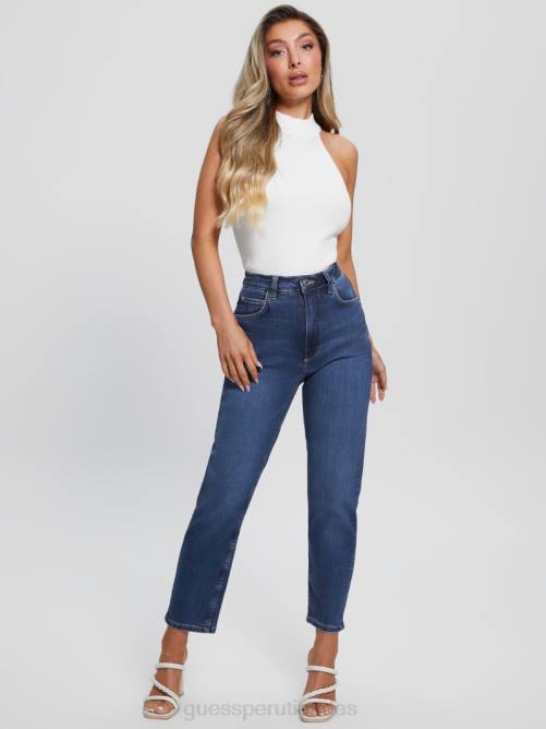 GUESS jeans mom eco índigo oscuro mujer 0P8X40 motivos rt vestir