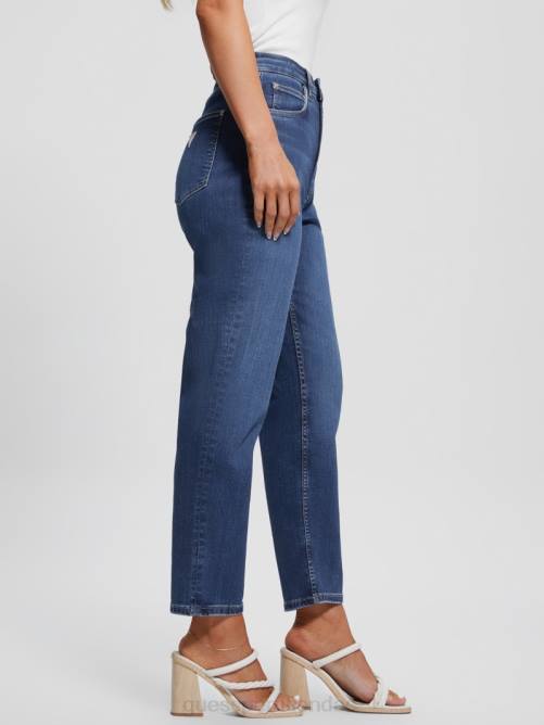 GUESS jeans mom eco índigo oscuro mujer 0P8X40 motivos rt vestir