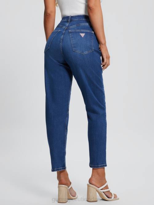 GUESS jeans mom eco índigo oscuro mujer 0P8X40 motivos rt vestir