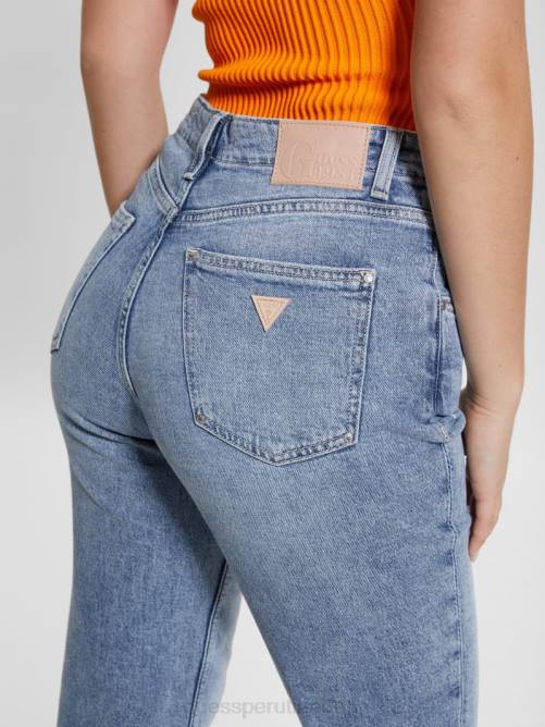 GUESS jeans mom ecológicos de corte cónico mujer 0P8X1 teatro vestir