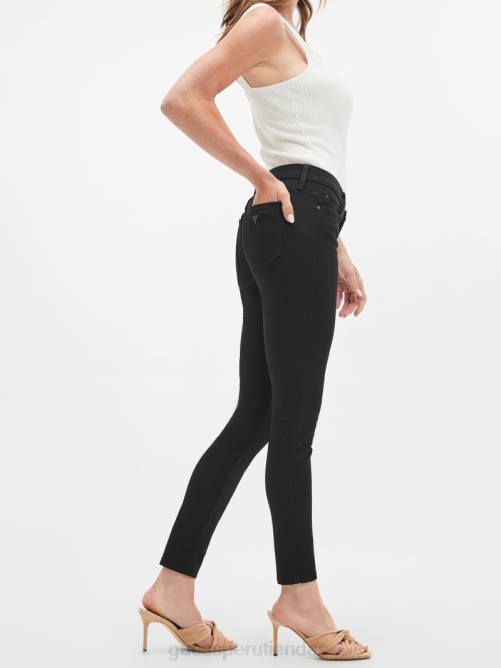 GUESS jeans power skinny ecológicos de talle bajo mujer 0P8X264 lavado de noria vestir