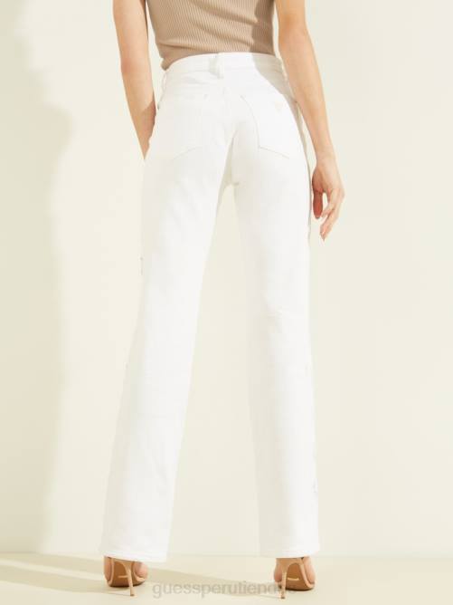 GUESS jeans rectos con ojales 80s mujer 0P8X219 sarma vestir