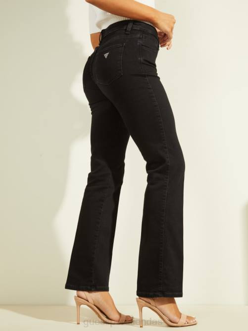 GUESS jeans rectos eco sexys mujer 0P8X229 carrie negro vestir
