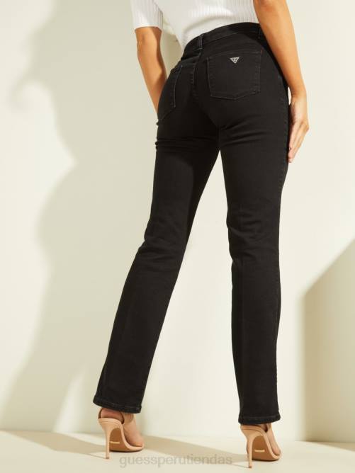 GUESS jeans rectos eco sexys mujer 0P8X229 carrie negro vestir
