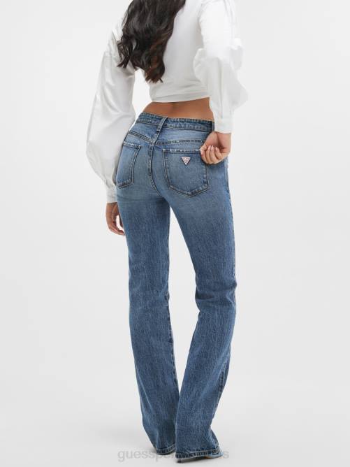 GUESS jeans rectos eco sexys mujer 0P8X45 vibraciones azules vestir