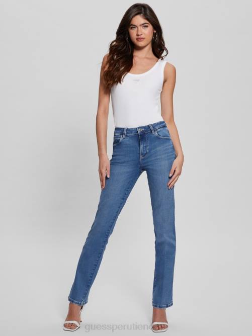 GUESS jeans rectos eco sexys mujer 0P8X85 rt solar vestir