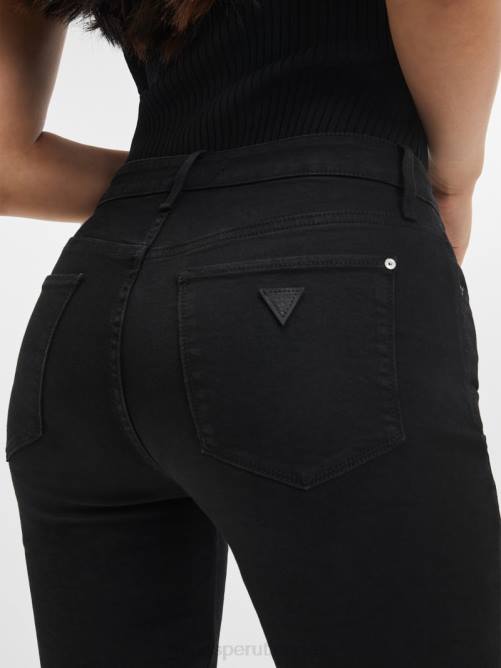 GUESS jeans rectos eco sexys mujer 0P8X87 carrie negro vestir