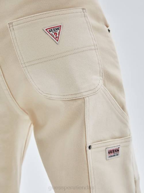 GUESS kit original jeans carpintero mujer 0P8X165 ir lavado bronceado laurie vestir