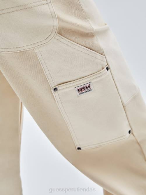 GUESS kit original jeans carpintero mujer 0P8X165 ir lavado bronceado laurie vestir
