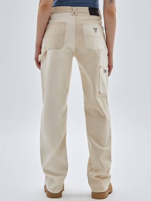 GUESS kit original jeans carpintero mujer 0P8X165 ir lavado bronceado laurie vestir