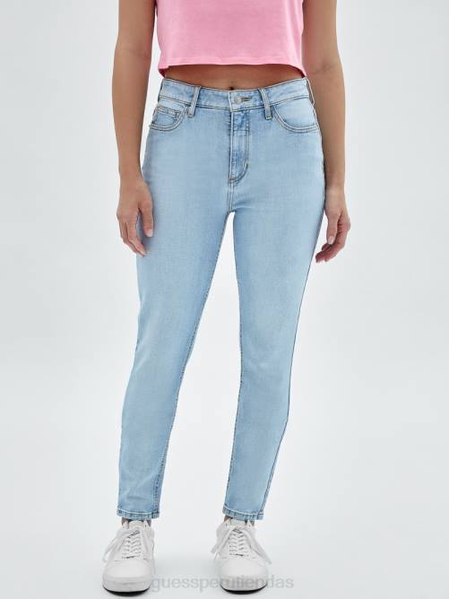 GUESS originals kit jeans ajustados de talle muy alto mujer 0P8X185 ir a Broadway lt lavar vestir