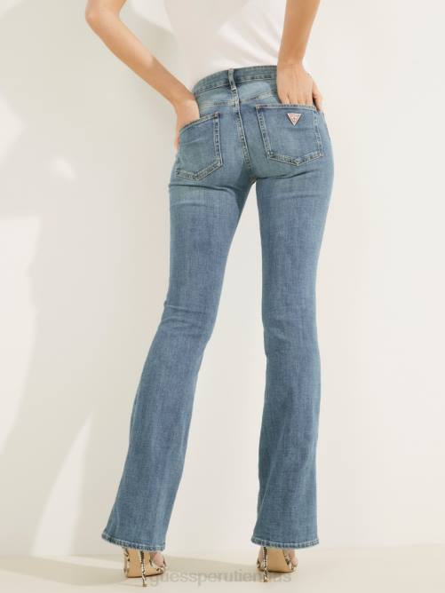 GUESS vaqueros acampanados Ryder de talle bajo mujer 0P8X145 brisa ligera vestir