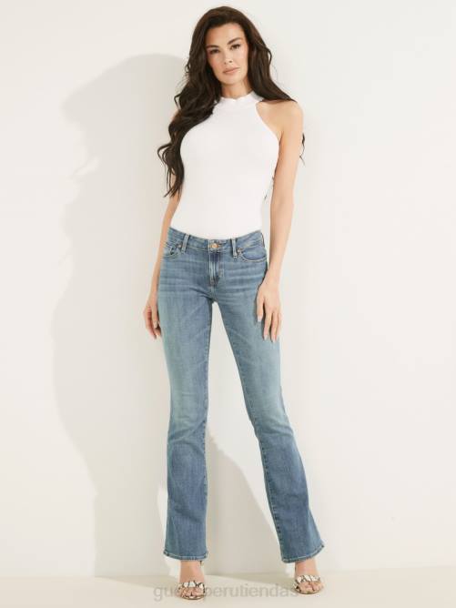 GUESS vaqueros acampanados Ryder de talle bajo mujer 0P8X145 brisa ligera vestir