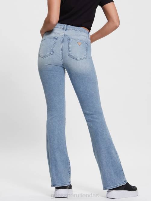 GUESS vaqueros acampanados sexys mujer 0P8X115 Fletcher vestir