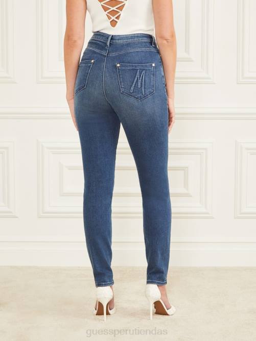 GUESS vaqueros con tacón de aguja nº 97 mujer 0P8X103 lavado azul noche vestir