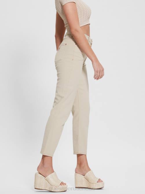 GUESS vaqueros de mamá mujer 0P8X106 álamo temblón blanco múltiple vestir