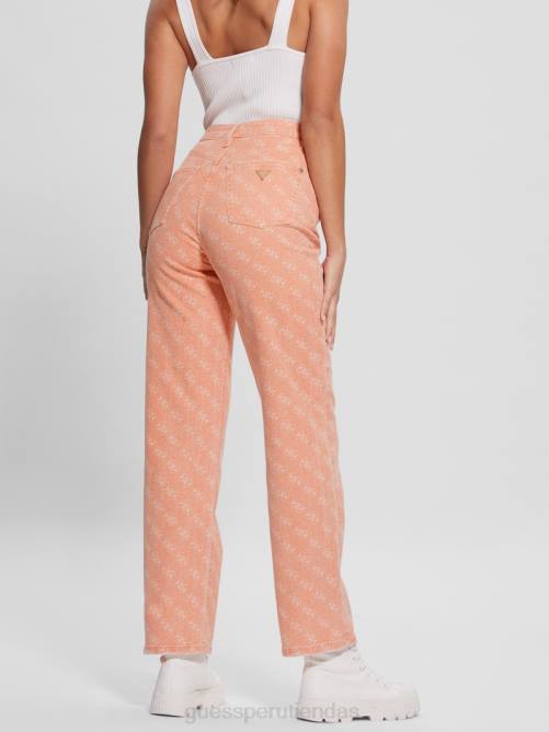 GUESS vaqueros melrose quattro g estampados mujer 0P8X290 jugo de albaricoque vestir