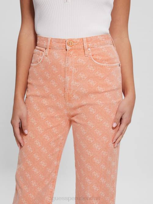 GUESS vaqueros melrose quattro g estampados mujer 0P8X290 jugo de albaricoque vestir
