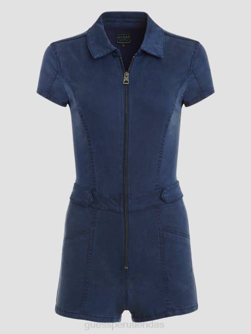 GUESS mameluco gemma mujer 0P8X27 secreto azul multi vestir