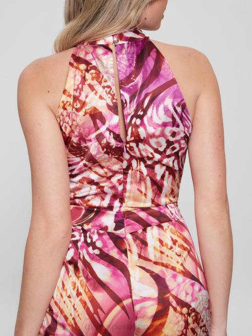 GUESS mono con estampado de rosas ecológicas mujer 0P8X434 animal más colorido vestir