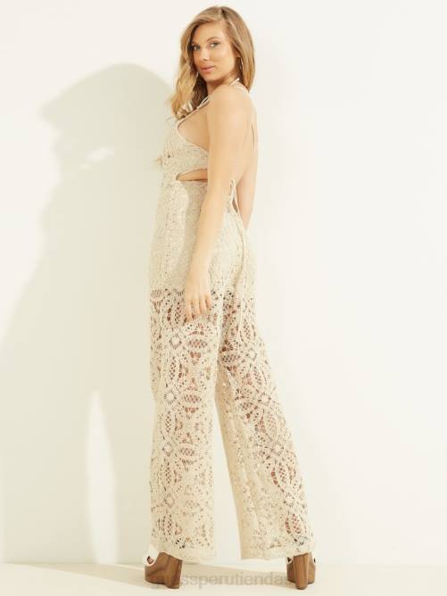 GUESS mono de encaje de julio mujer 0P8X506 múltiples naturales vestir