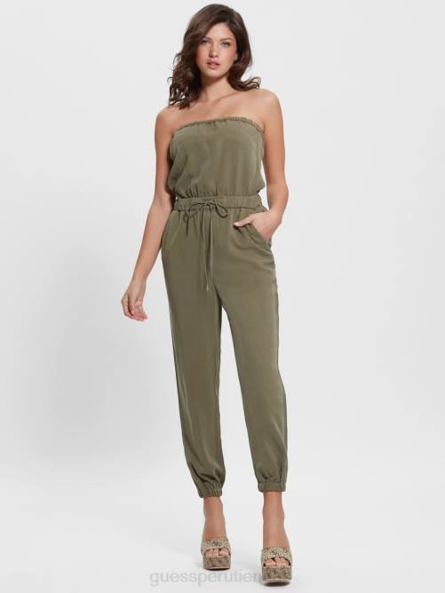 GUESS mono de jade mujer 0P8X348 oliva militar multi vestir