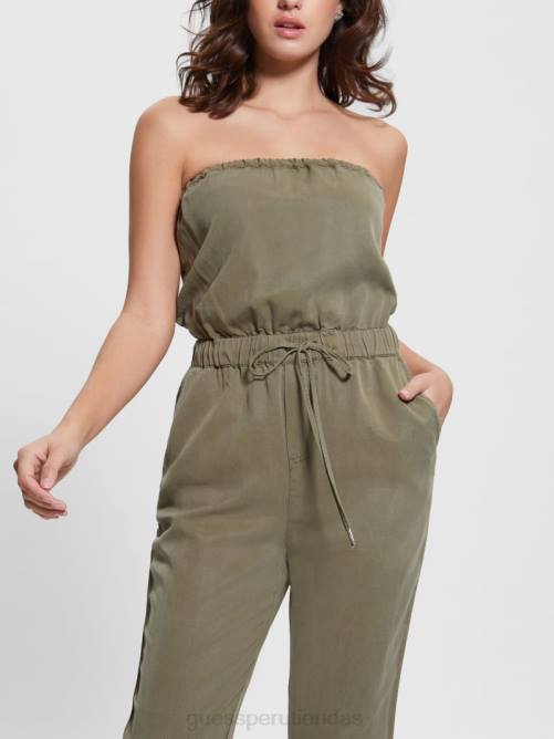 GUESS mono de jade mujer 0P8X348 oliva militar multi vestir