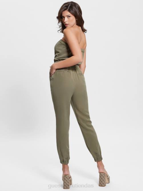 GUESS mono de jade mujer 0P8X348 oliva militar multi vestir
