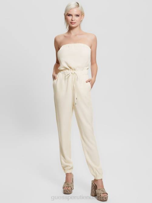 GUESS mono de jade mujer 0P8X372 blanco crema multicolor vestir