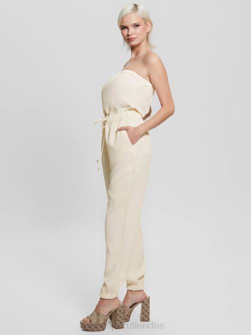 GUESS mono de jade mujer 0P8X372 blanco crema multicolor vestir