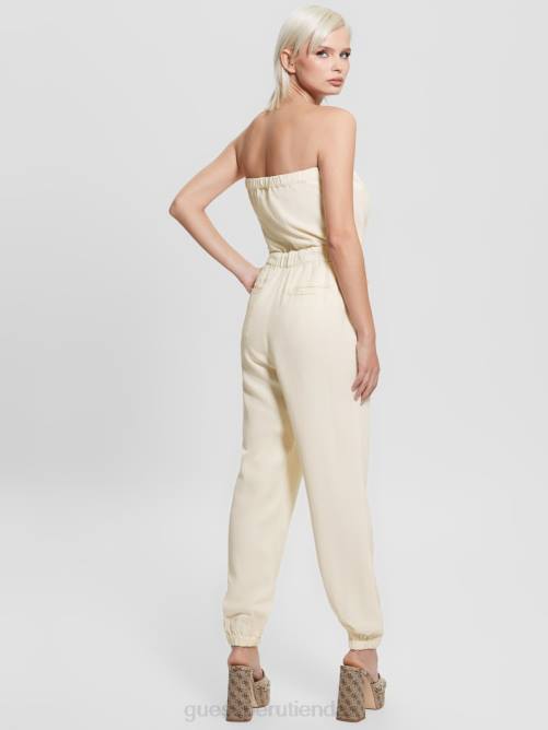 GUESS mono de jade mujer 0P8X372 blanco crema multicolor vestir