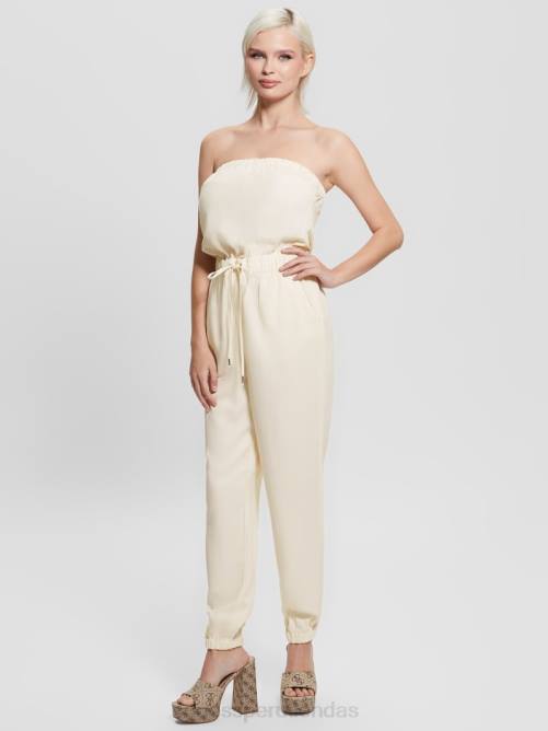 GUESS mono de jade mujer 0P8X372 blanco crema multicolor vestir