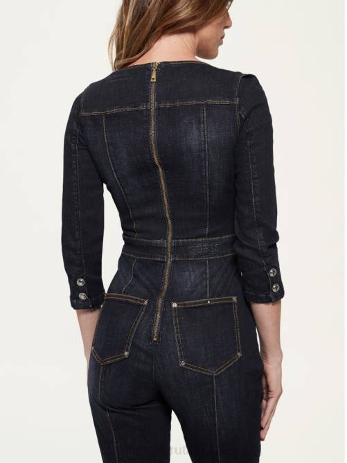 GUESS mono de mezclilla eco monic mujer 0P8X267 guitarra azul vestir