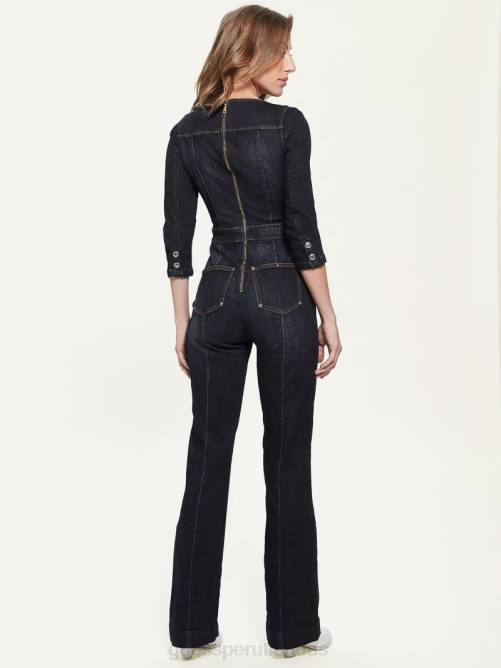 GUESS mono de mezclilla eco monic mujer 0P8X267 guitarra azul vestir