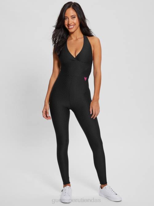 GUESS mono eco delma active mujer 0P8X2468 negro vestir