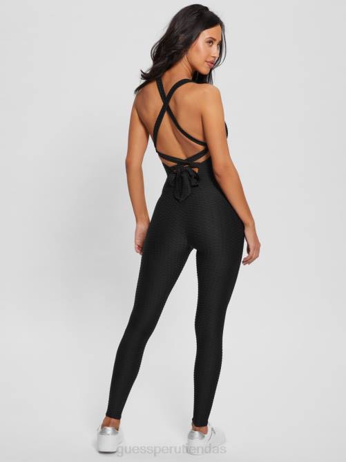 GUESS mono eco delma active mujer 0P8X2468 negro vestir