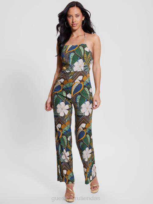 GUESS mono eco lori con espalda abierta mujer 0P8X325 viajero tropical vestir