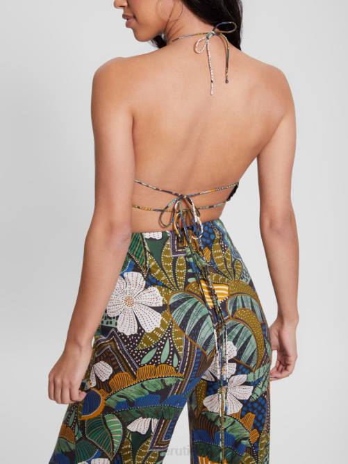 GUESS mono eco lori con espalda abierta mujer 0P8X325 viajero tropical vestir